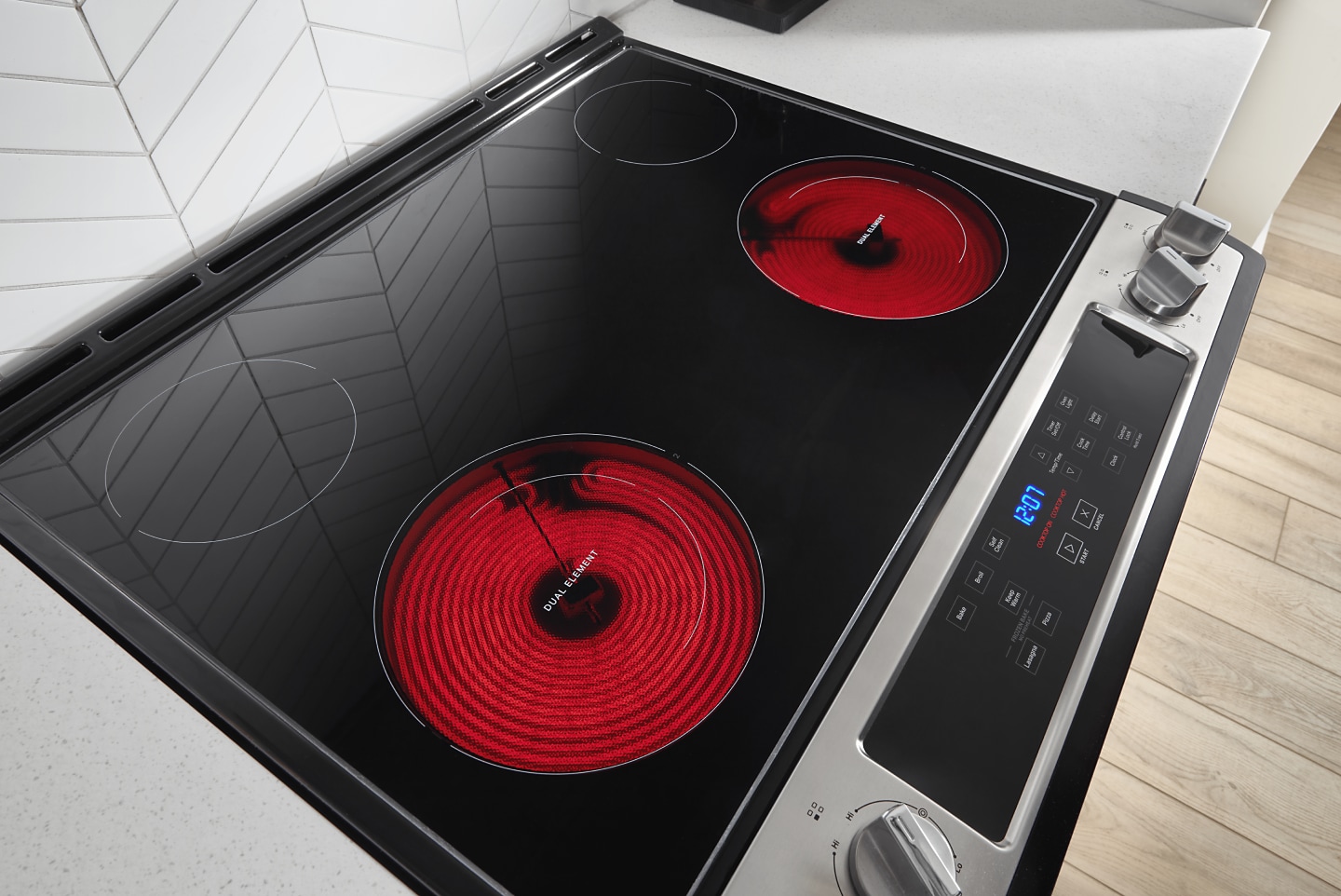 Converting electric hot sale range to gas