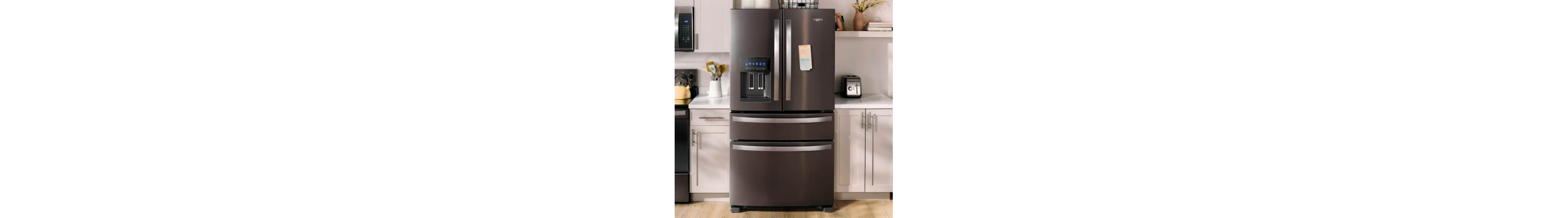 A Whirlpool® French Door Bottom Mount Refrigerator 