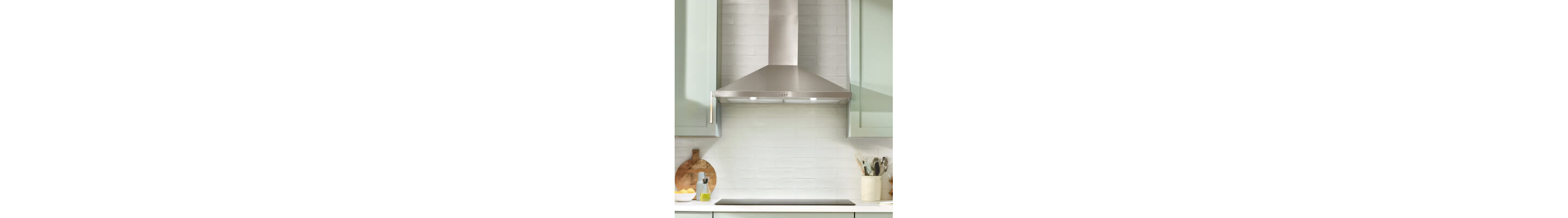 A Whirlpool® Range Hood in a kitchen