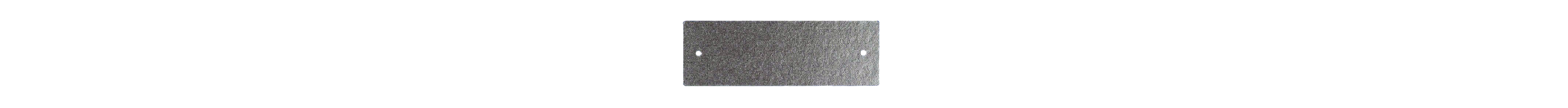 A microwave waveguide cover.