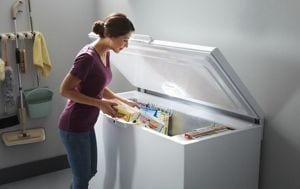 Front opening cheap deep freezer