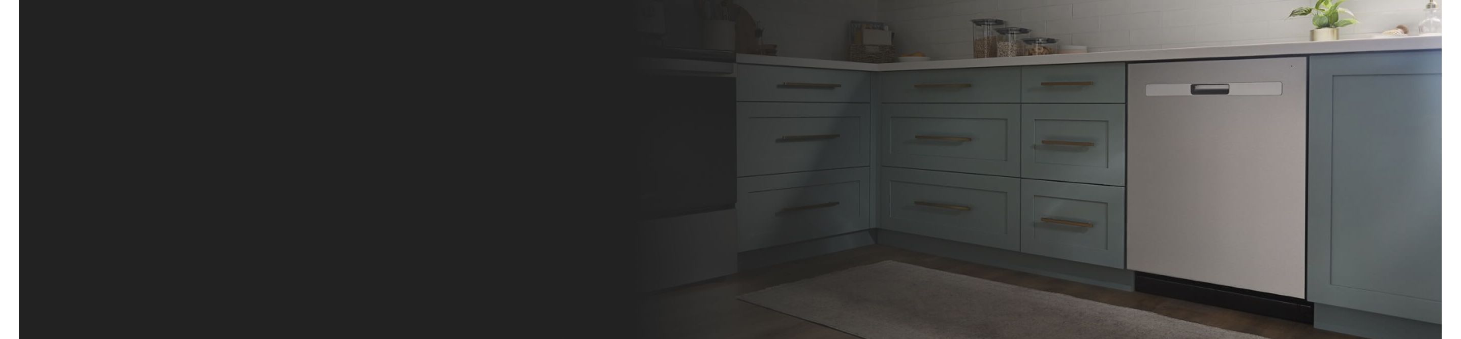 Flush Whirlpool® Dishwasher in a kitchen