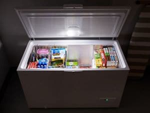 Freezers suitable for store a garage