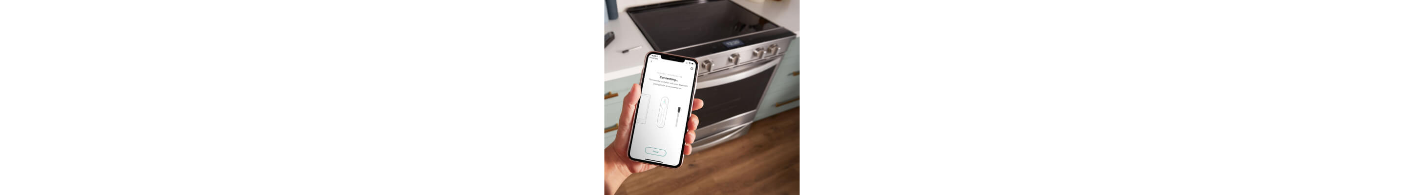 A smart phone app for a smart oven range