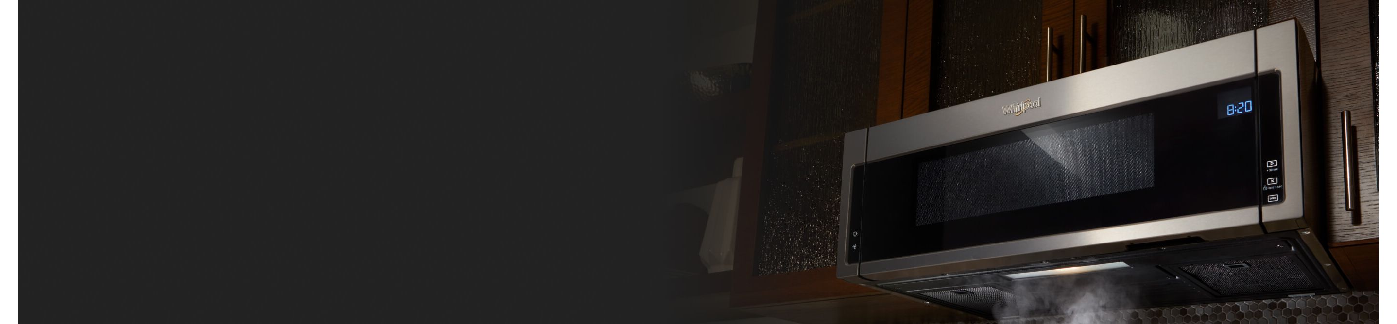 Whirlpool® low profile microwave