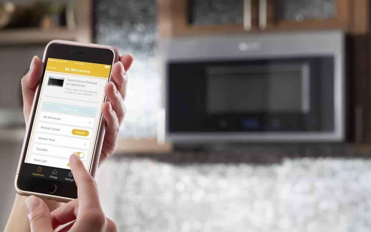 Wifi connected microwave store