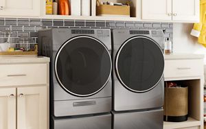 Washing machine with steam best sale dryer