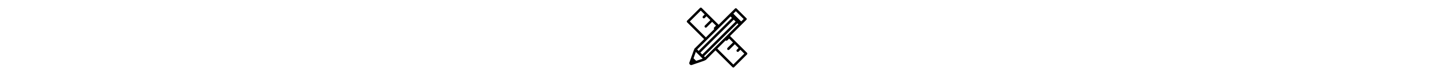 Pencil and ruler icon