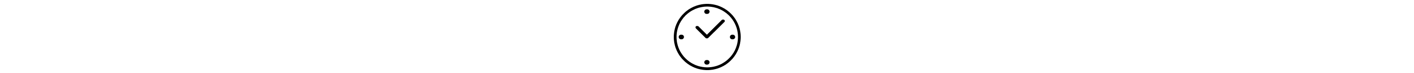Clock showing time icon