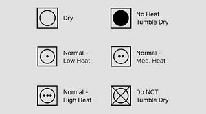 No clearance tumble dry