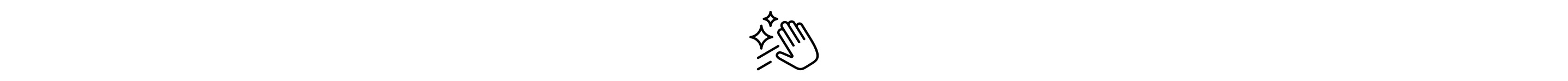 A hand cleaning icon