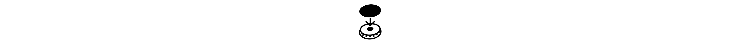 A burner cap and burner icon