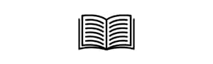 Icon of an instruction manual