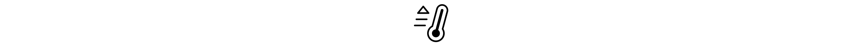 Increased temperature icon