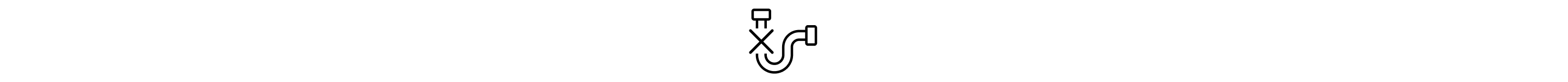 Drain with x icon
