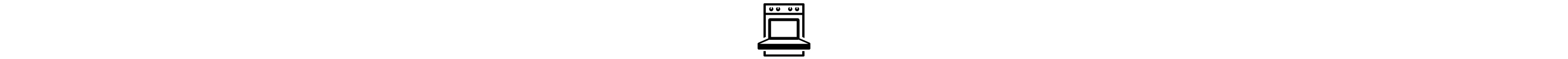 Oven with open door icon