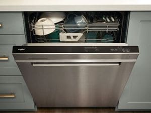 Whirlpool gold dishwasher not cleaning top