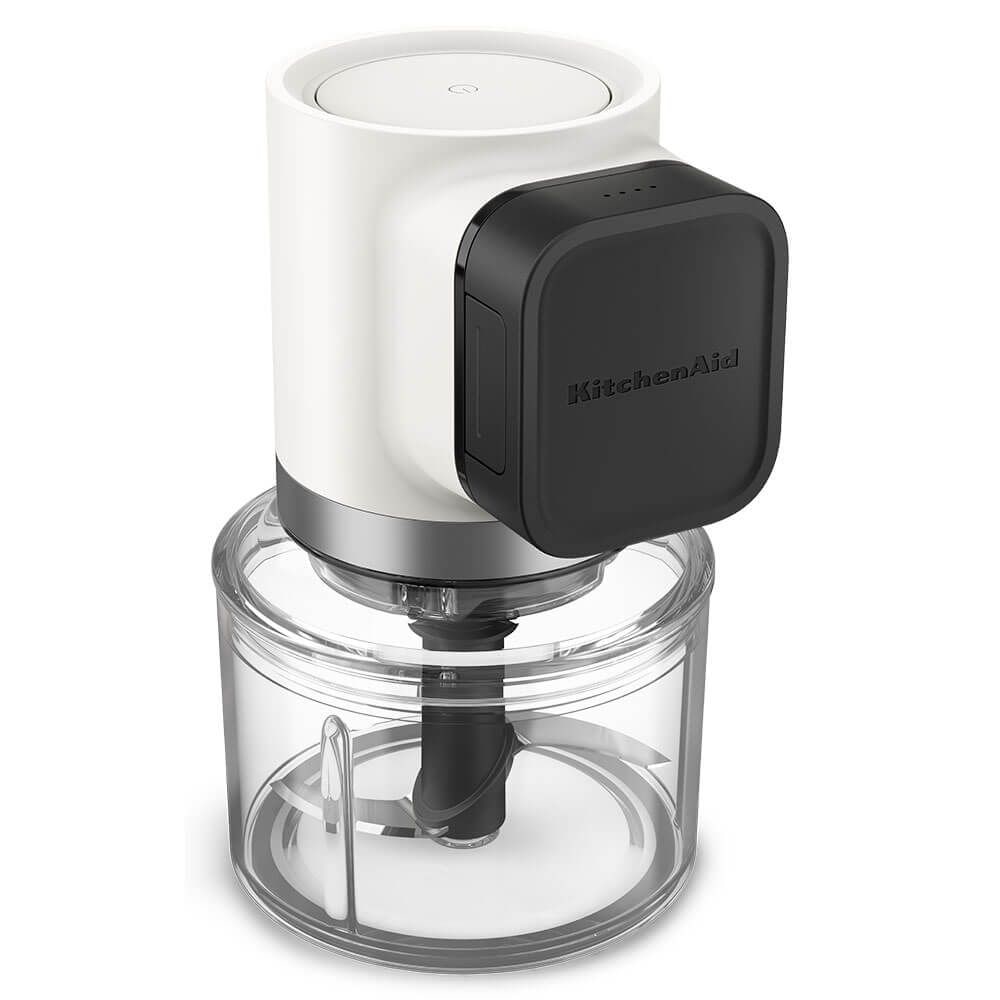 Kitchenaid Chopper 5KTCR351PL Porcelain White Back