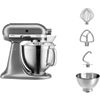 Kitchenaid Food processor 5KSM185PSEMS Plata medallón Box