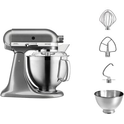 Kitchenaid Food processor 5KSM185PSEMS Plata medallón Box