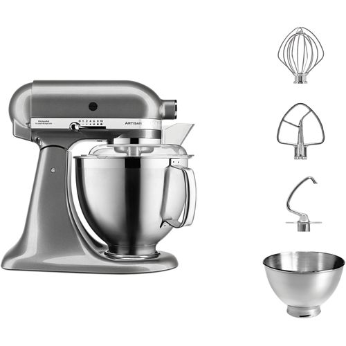 Kitchenaid Food processor 5KSM185PSEMS Medallion Silver Box