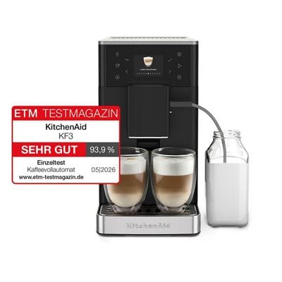Kitchenaid Coffee machine 5KES8453EBM Matt schwarz Frontal Open