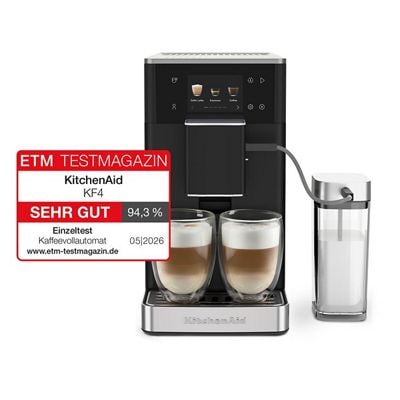 Kitchenaid Coffee machine 5KES8454EBM Matt schwarz Frontal Open