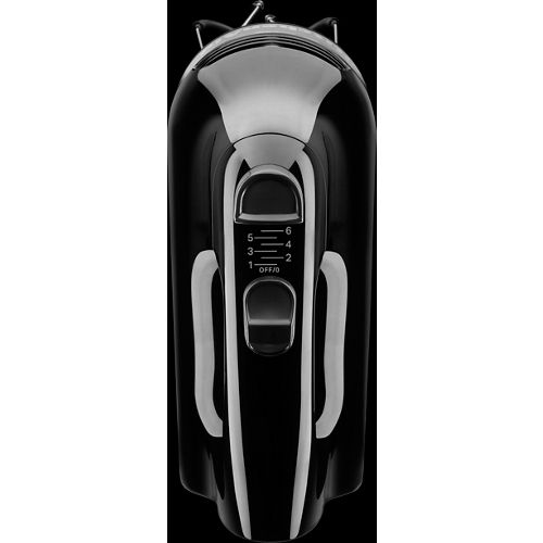 Kitchenaid Hand mixer 5KHM6118EOB Onyx zwart Frontal Open