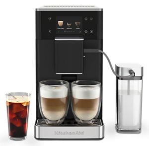 Machine à espresso automatique KitchenAid KF4 noire vue de face