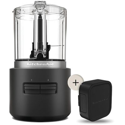 Kitchenaid Chopper 5KFCR531BM Negro mate Frontal