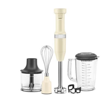 Kitchenaid Hand mixer 5KHBV83EAC Amandelwit Frontal