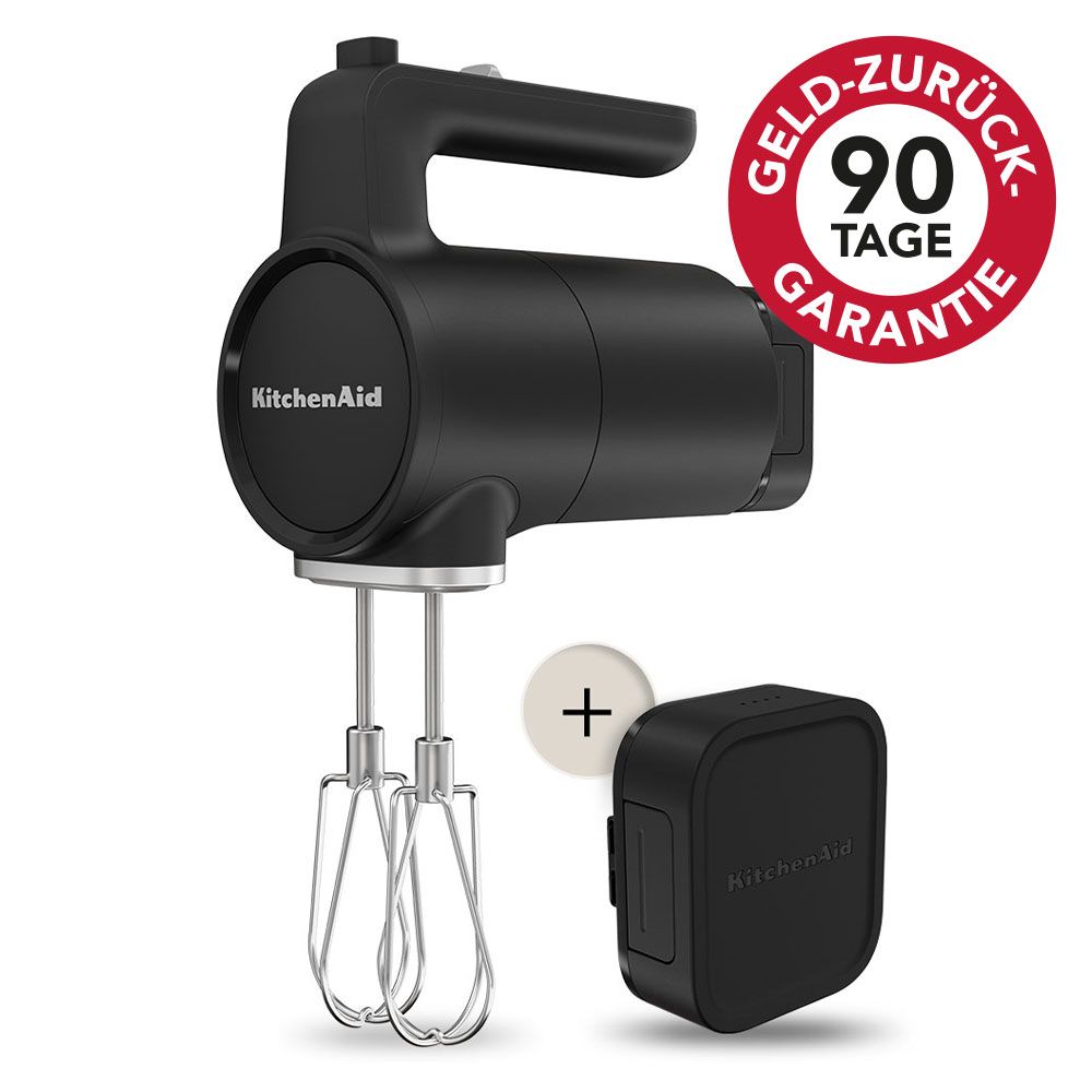 Kitchenaid Hand mixer 5KHMR762BM Matt schwarz Frontal