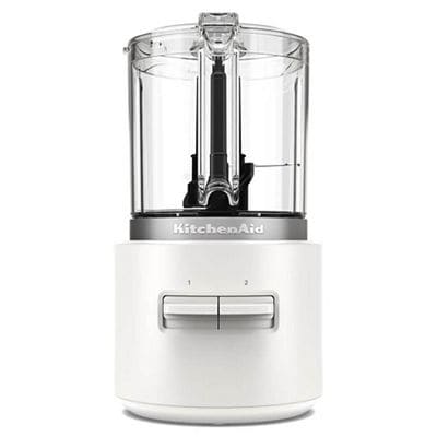 Kitchenaid Chopper 5KFCR531PL Porcelain White Frontal