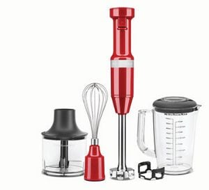 Kitchenaid Hand mixer 5KHBV83EER Empire rot Frontal