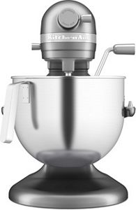 Planetaria KitchenAid Heavy Duty 5KSM55SXXEBM - Ciotola Sollevabile 5,2L, 11 Velocità, Nero Opaco, Costruzione In Metallo