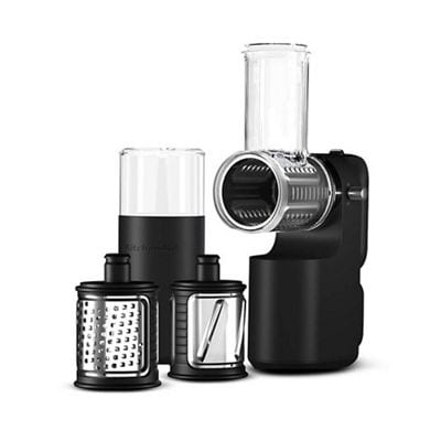 Kitchenaid Food processor 5KGSLR00BM Matt schwarz Frontal