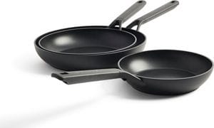 Aluminium 3-delige braadpannenset met anti-aanbaklaag 20cm, 24cm &amp; 28cm
