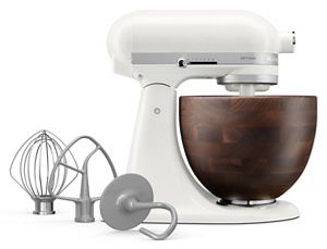KitchenAid KØKKENMASKINE MED VIPPEHOVED 4,7 L – ARTISAN MED SKÅL I VALNØDDETRÆ