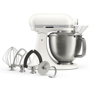 Mixer tilt-head 4.7L - Artisan Plus - Porcelain white | KitchenAid UK