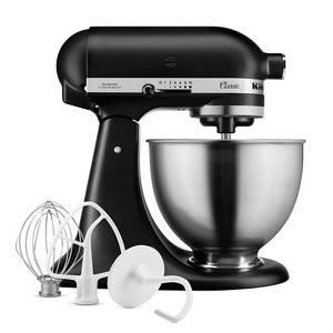 KitchenAid KØKKENMASKINE MED VIPPEHOVED 4,3 L – CLASSIC - Mat sort