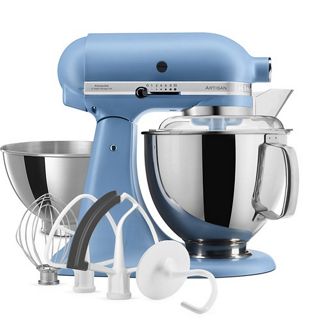 Kitchenaid Plateados/Carne Batidora Amasadora Con Cabezal Inclinable De 4,7L - Artisan Con Accesorios Adicionales - Imagen 3