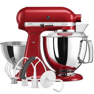 MIXER TILT-HEAD 4.8L - ARTISAN WITH EXTRA ACCESSORIES - Empire red