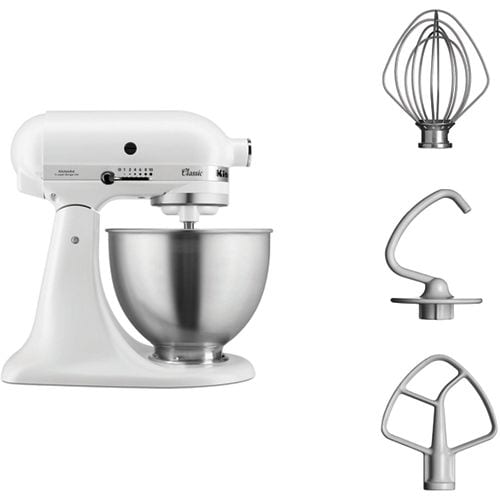 Kitchenaid Food processor 5K45SSBFW Matte White Kit