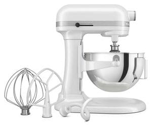 MIXER MET IN DE HOOGTE VERSTELBARE KOM 5,2 L - HEAVY DUTY - Wit