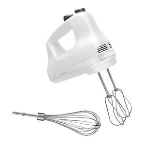 HANDMIXER MET 5 SNELHEDEN - CLASSIC - Wit | KitchenAid NL