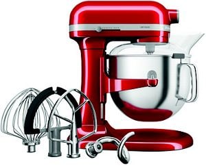 MIXER BOWL-LIFT 6.6L - ARTISAN - Candy apple | KitchenAid UK