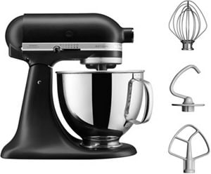 ROBOT PÂTISSIER À TÊTE INCLINABLE 4,8L - ARTISAN - Noir réglisse | KitchenAid FR