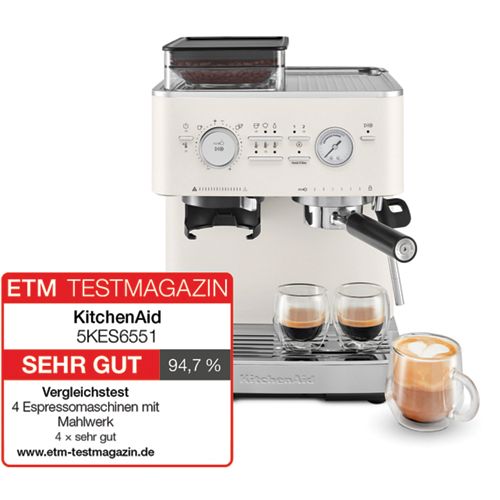 Kitchenaid Coffee machine 5KES6551EPL Porcelain White Kit