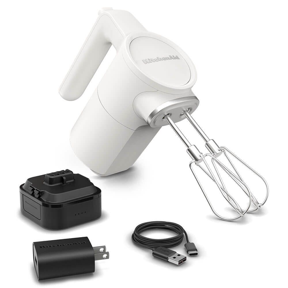 Kitchenaid Hand mixer 5KHMR762PL Porcelain White Kit