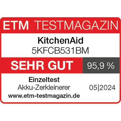 Kitchenaid Chopper 5KFCR531BM Negro mate Lifestyle Detail